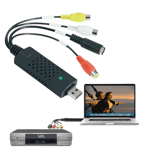 Reproductor de Video Cassette Retro con Función de Digitalización