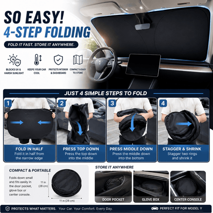 ROADSHADE – Protector Solar para Parabrisas en Conducciones de Verano