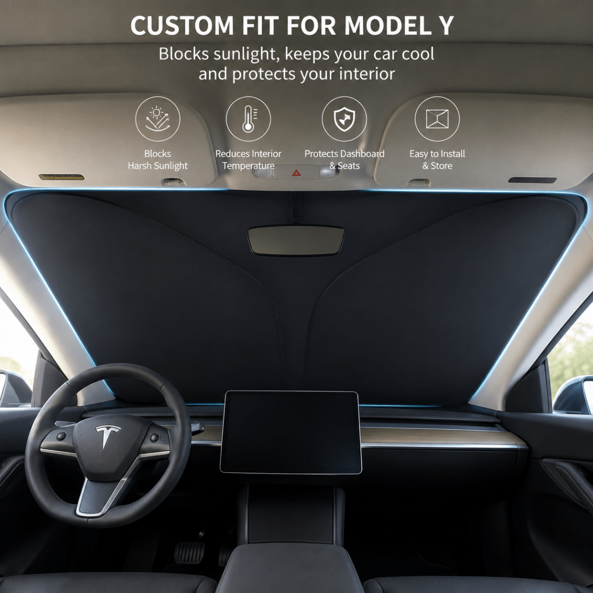 ROADSHADE – Protector Solar para Parabrisas en Conducciones de Verano