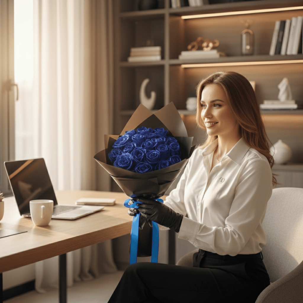 ROSALUNE – Rosa de Brillo Eterno para Regalos Románticos y Decoración del Hogar