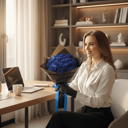 ROSALUNE – Rosa de Brillo Eterno para Regalos Románticos y Decoración del Hogar