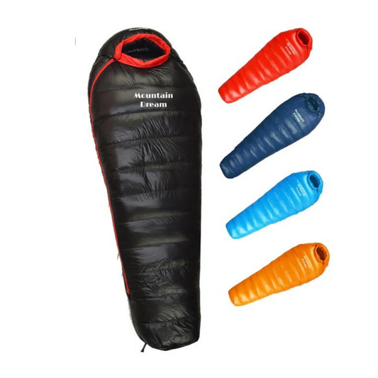 Saco de Dormir Invierno ArcticNest – Saco de Plumas -20°C para Frío Extremo, Ligero y Impermeable