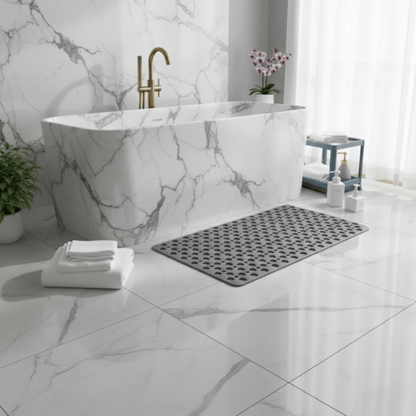 SAFEBATH – Alfombrilla de Ducha Antideslizante de Lujo para Seguridad Higiénica