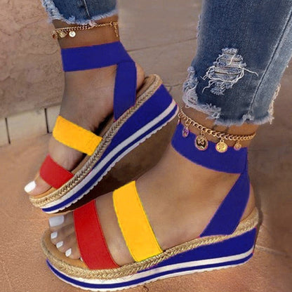 Sandalias de Mujer con Correa Cruzada