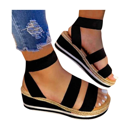 Sandalias de Mujer con Correa Cruzada