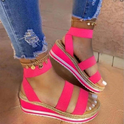 Sandalias de Mujer con Correa Cruzada