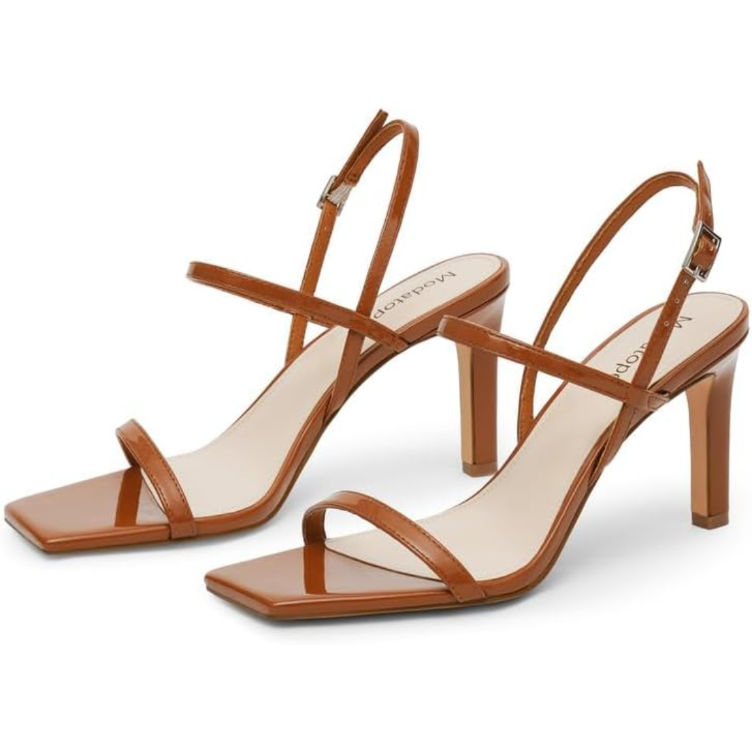 Sandalias de Tacón Alto con Tiras - Olivia