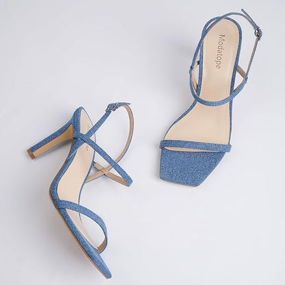Sandalias de Tacón Alto con Tiras - Olivia