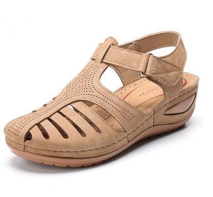 Sandalias Ortopédicas Retro de Cuero