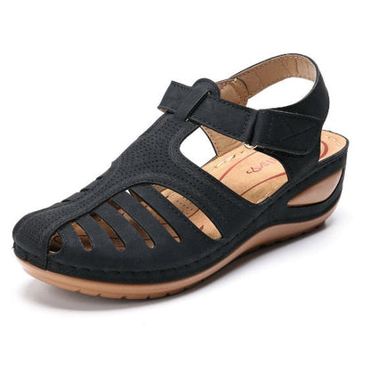Sandalias Ortopédicas Retro de Cuero