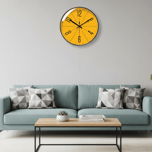 SCANDICLOCK – Reloj de Pared Negro en Estilo Nórdico – Preciso y Elegante para Cada Hogar