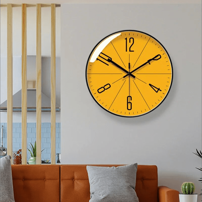 SCANDICLOCK – Reloj de Pared Negro en Estilo Nórdico – Preciso y Elegante para Cada Hogar