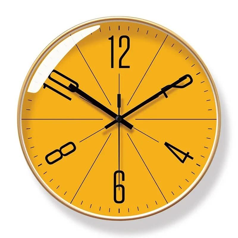 SCANDICLOCK – Reloj de Pared Negro en Estilo Nórdico – Preciso y Elegante para Cada Hogar