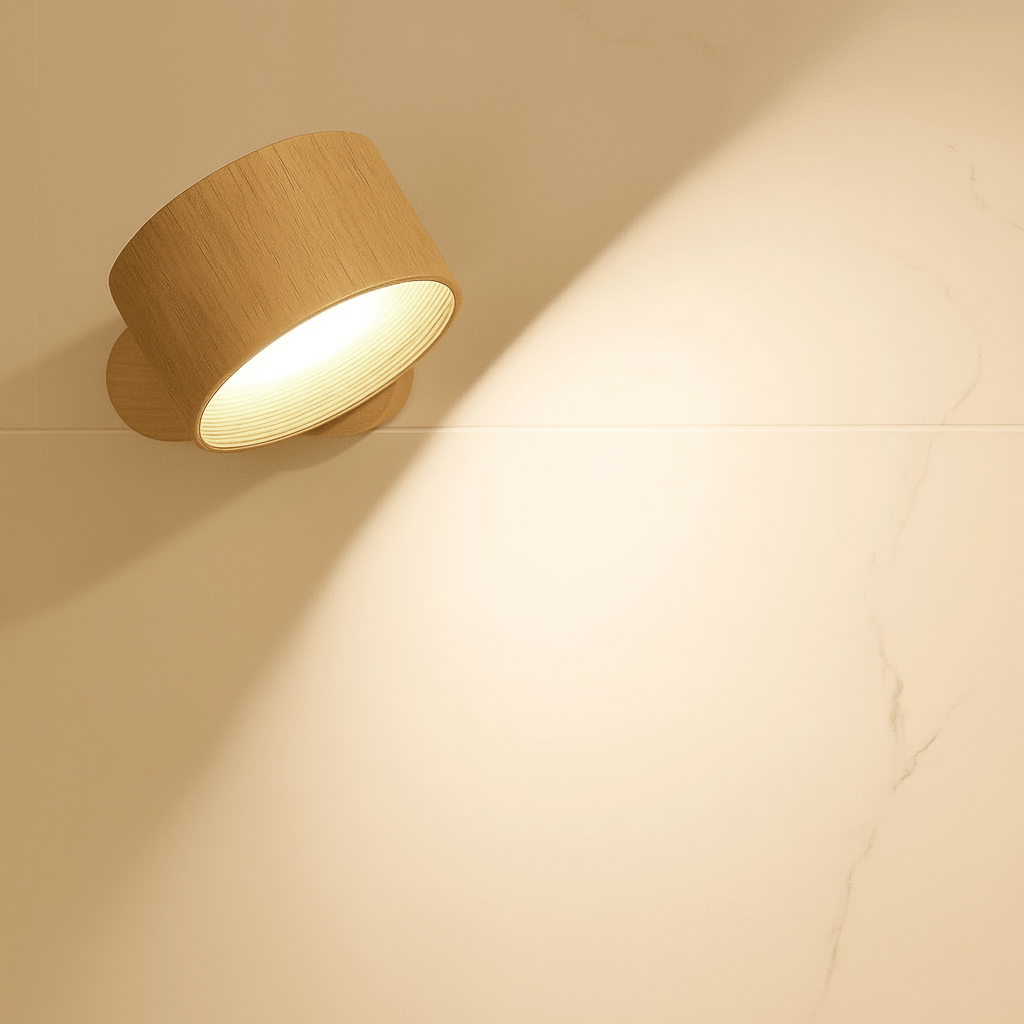 SCANDIGLOW – Lámpara de Pared Nórdica Inalámbrica con Control Remoto