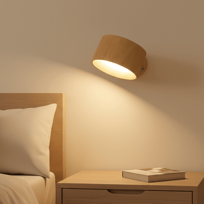 SCANDIGLOW – Lámpara de Pared Nórdica Inalámbrica con Control Remoto