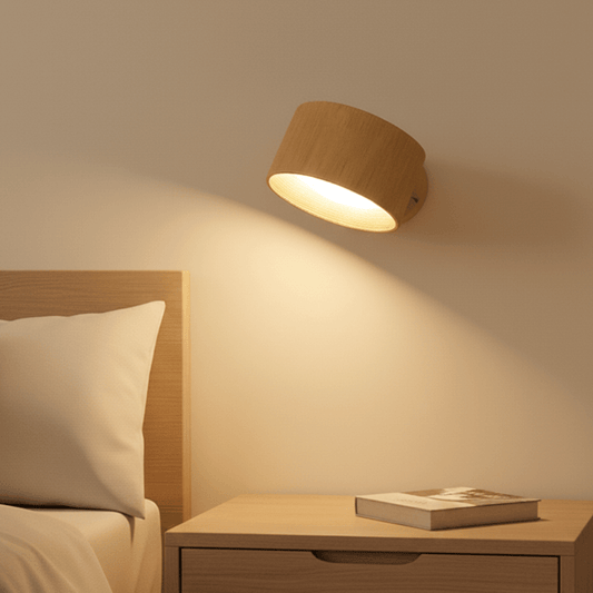 SCANDIGLOW – Lámpara de Pared Nórdica Inalámbrica con Control Remoto