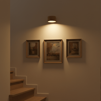 SCANDIGLOW – Lámpara de Pared Nórdica Inalámbrica con Control Remoto