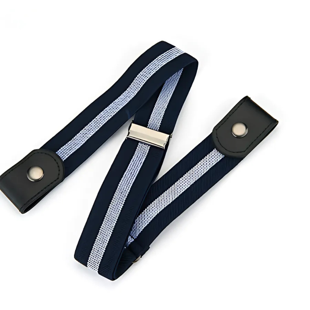 Set de 2 cinturones sin hebilla | Elásticos 40-105 cm | Planos y sin presión