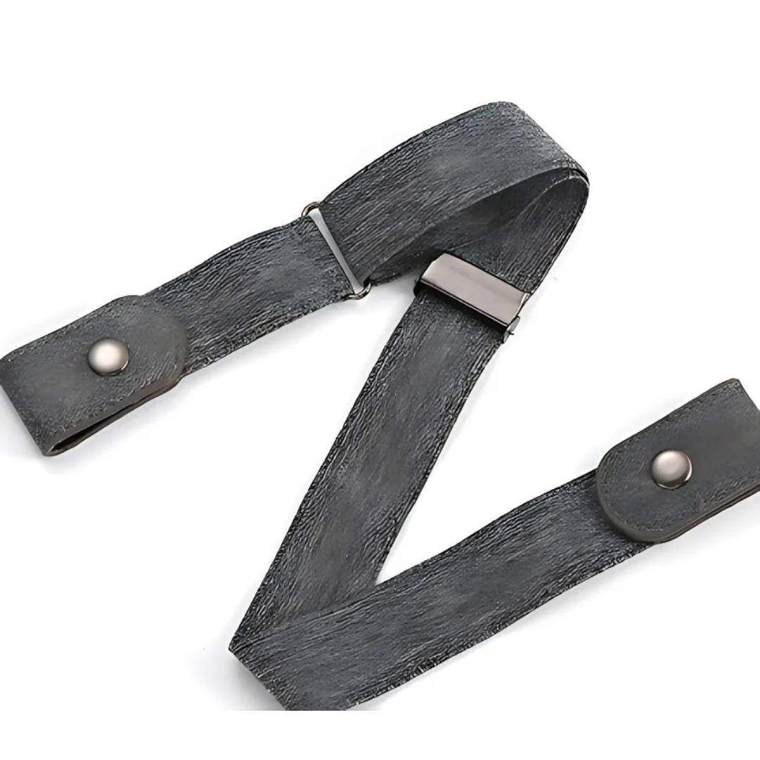 Set de 2 cinturones sin hebilla | Elásticos 40-105 cm | Planos y sin presión