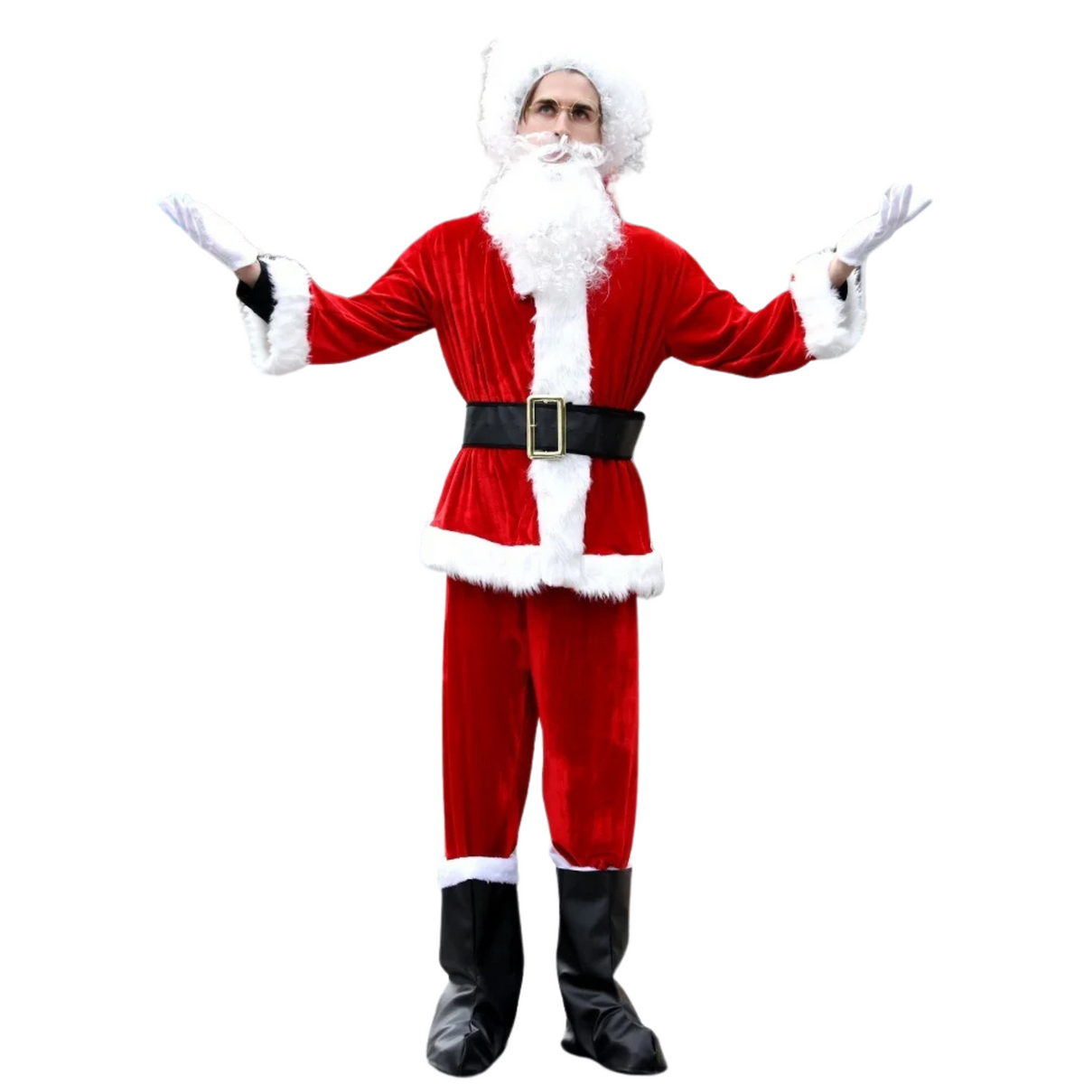 Set de cosplay de Papá Noel