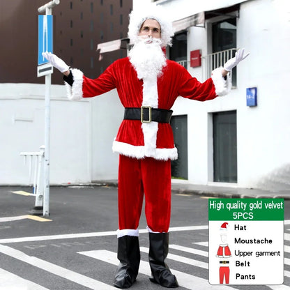Set de cosplay de Papá Noel