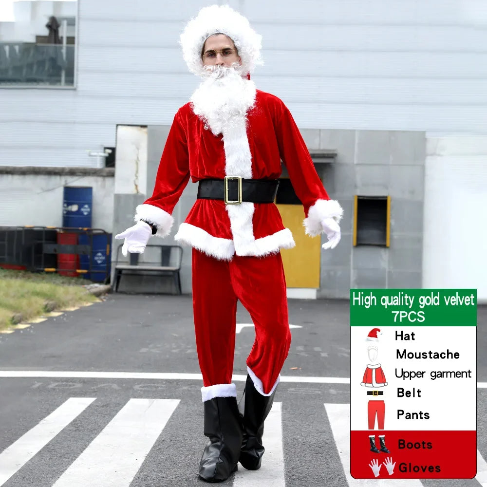 Set de cosplay de Papá Noel