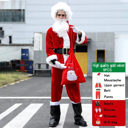 Set de cosplay de Papá Noel