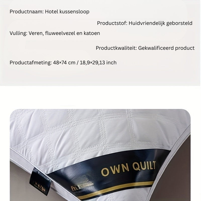 Set de descanso – 2 almohadas 3D hipoalergénicas para un sueño de calidad hotelera