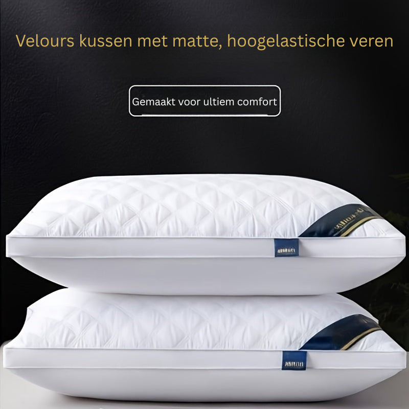Set de descanso – 2 almohadas 3D hipoalergénicas para un sueño de calidad hotelera