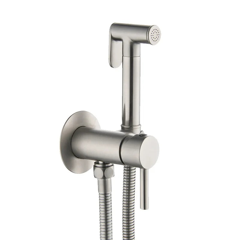 Set de grifo con rociador de bidé de pared
