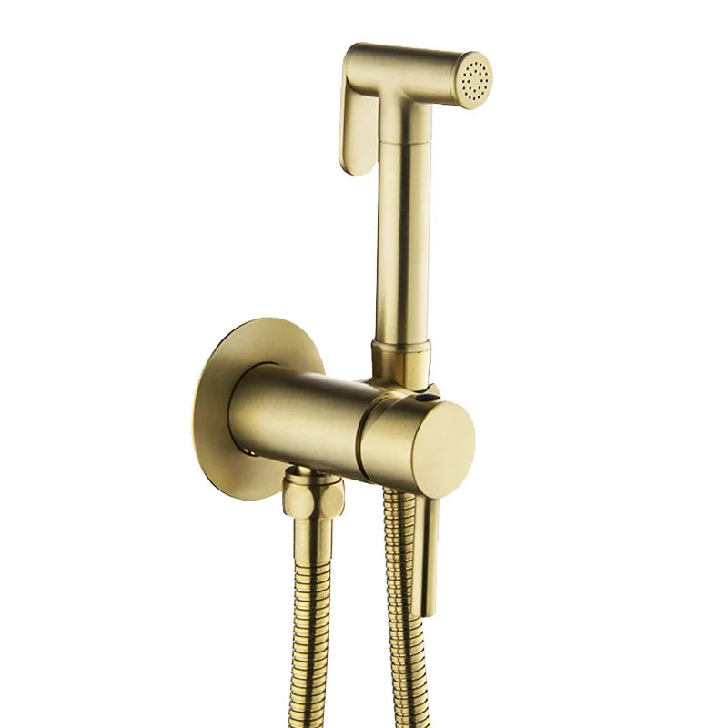 Set de grifo con rociador de bidé de pared
