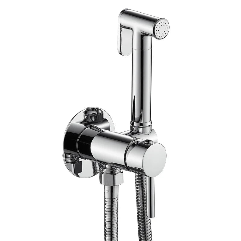 Set de grifo con rociador de bidé de pared