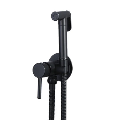 Set de grifo con rociador de bidé de pared