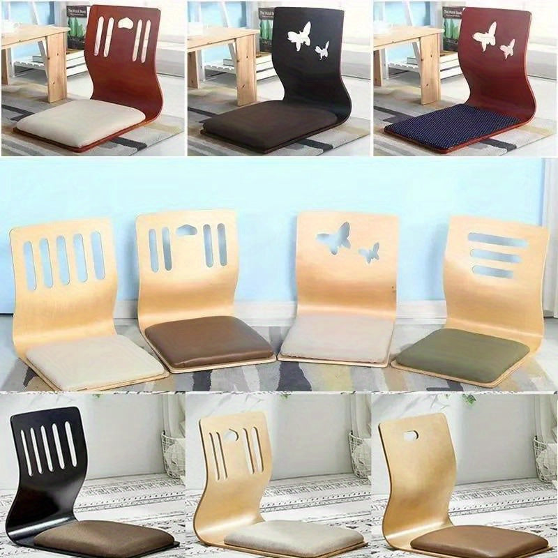 Set de silla de suelo Zaisu minimalista y cómodo