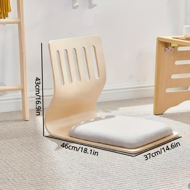Set de silla de suelo Zaisu minimalista y cómodo