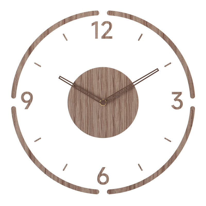 Simplicidad Nórdica en un Reloj de Madera