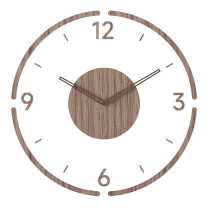 Simplicidad Nórdica en un Reloj de Madera