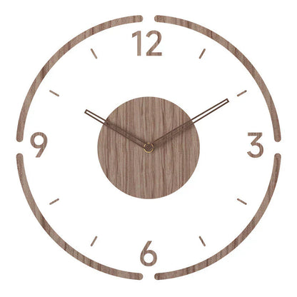 Simplicidad Nórdica en un Reloj de Madera