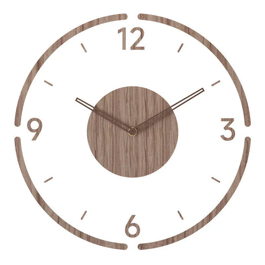 Simplicidad Nórdica en un Reloj de Madera
