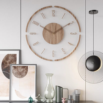 Simplicidad Nórdica en un Reloj de Madera