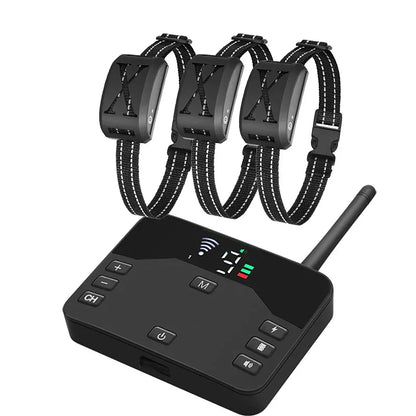 Sistema de Cerca Inalámbrica para Perros FidoFence Pro con Collar, 9–240m
