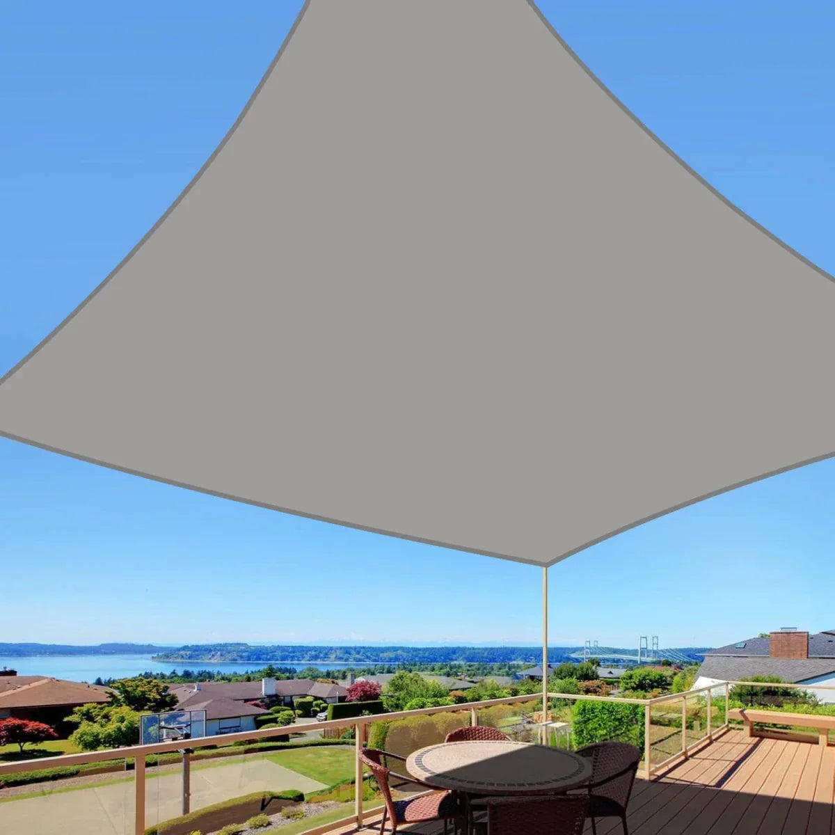 SKYCANOPY – Vela de sol triangular para una protección exterior elegante