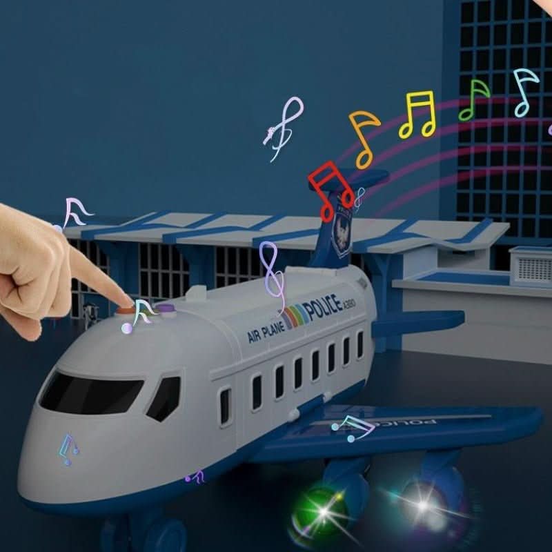 SKYQUEST – Set de Juego Aéreo de Aventura con Avión y Vehículos para Niños Creativos