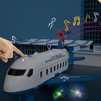 SKYQUEST – Set de Juego Aéreo de Aventura con Avión y Vehículos para Niños Creativos