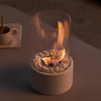 SLEEKFLAME – Chimenea de Mesa Sin Humo para Uso Interior y Exterior Elegante