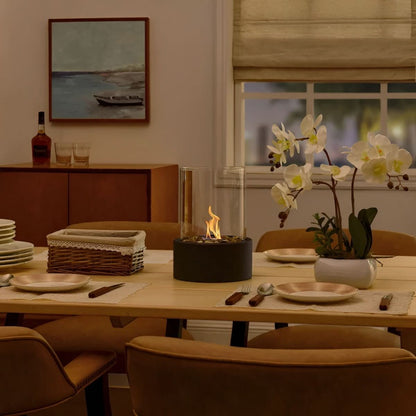 SLEEKFLAME – Chimenea de Mesa Sin Humo para Uso Interior y Exterior Elegante
