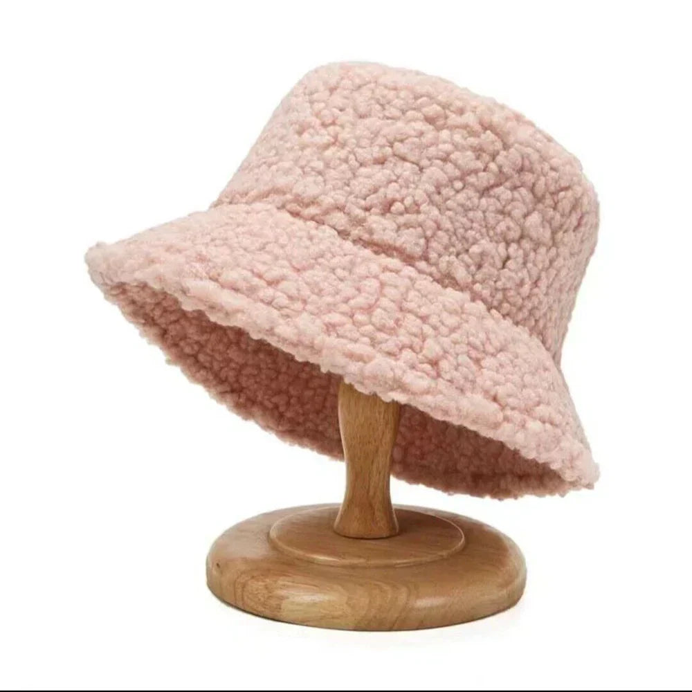 Sombrero de Cubo de Teddy de Moda Cálido - Livia