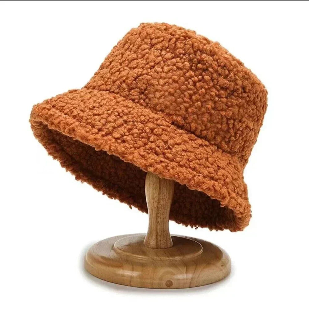 Sombrero de Cubo de Teddy de Moda Cálido - Livia