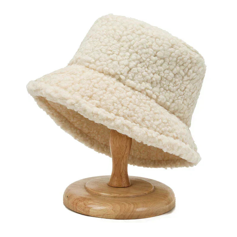Sombrero de Cubo de Teddy de Moda Cálido - Livia