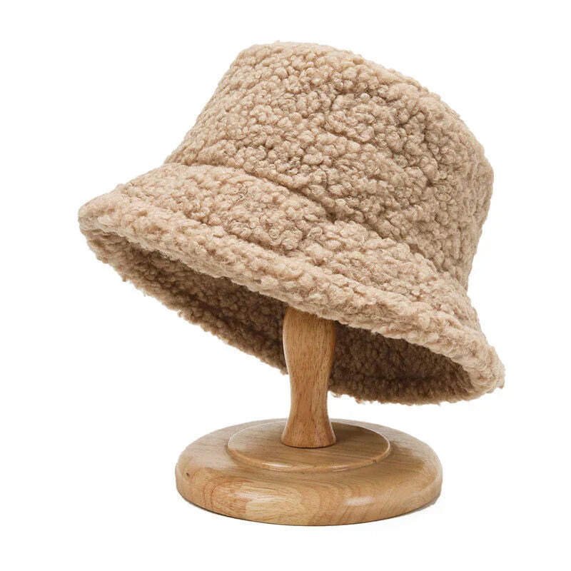 Sombrero de Cubo de Teddy de Moda Cálido - Livia